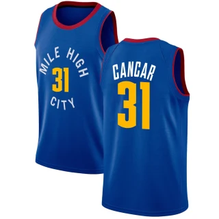 Men's Vlatko Cancar Denver Nuggets Blue Swingman Jersey - Statement Edition