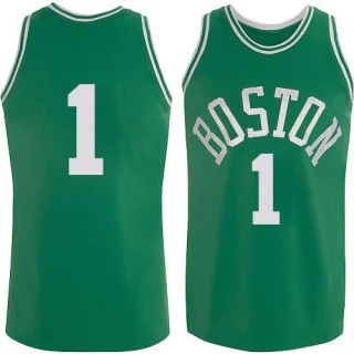 Men's Walter Brown Boston Celtics Green Authentic Throwback Jersey