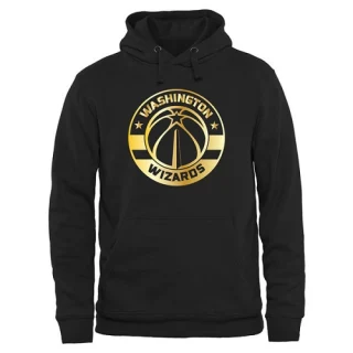 Men's Washington Wizards Gold Collection Pullover Hoodie - Black