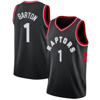 Men's Will Barton Toronto Raptors Black Swingman Jersey - Statement Edition