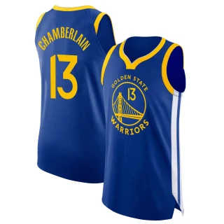 Men's Wilt Chamberlain Golden State Warriors Blue Authentic 2020/21 Jersey - Icon Edition