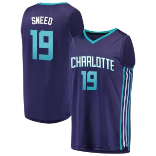 Men's Xavier Sneed Charlotte Hornets Purple Fast Break Fanatics Brand Jersey - Statement Edition