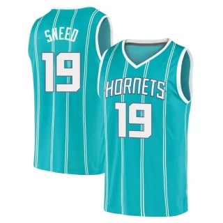 Men's Xavier Sneed Charlotte Hornets Teal Fast Break 2020 Jersey - Icon Edition
