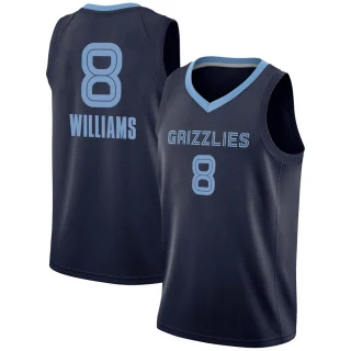 Men's Ziaire Williams Memphis Grizzlies Navy Swingman 2020/21 Jersey - Icon Edition