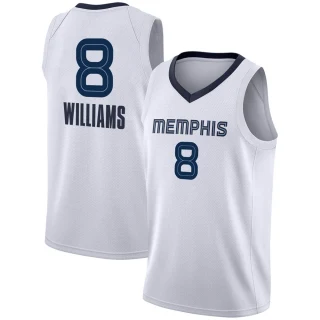 Men's Ziaire Williams Memphis Grizzlies White Swingman 2020/21 Jersey - Association Edition