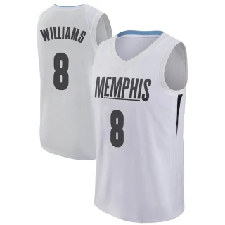Men's Ziaire Williams Memphis Grizzlies White Swingman Jersey - City Edition