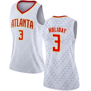 Women's Aaron Holiday Atlanta Hawks White Swingman Jersey - Association Edition