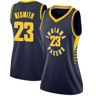 Women's Aaron Nesmith Indiana Pacers Navy Swingman Jersey - Icon Edition