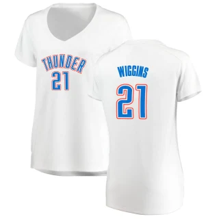 Women's Aaron Wiggins Oklahoma City Thunder White Fast Break Replica Jersey - Association Edition