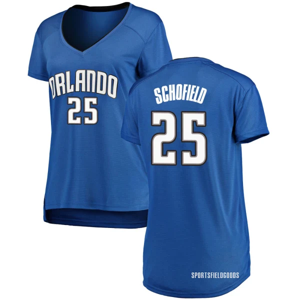 Women's Admiral Schofield Orlando Magic Royal Fast Break Jersey - Icon Edition