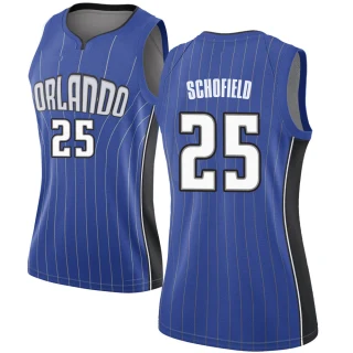 Women's Admiral Schofield Orlando Magic Royal Swingman Jersey - Icon Edition