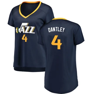 Women's Adrian Dantley Utah Jazz Navy Fast Break Jersey - Icon Edition