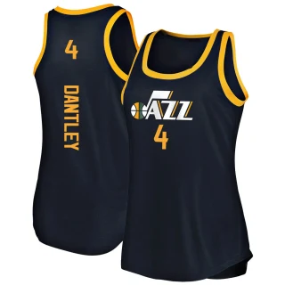 Women's Adrian Dantley Utah Jazz Navy Fast Break Tank Jersey - Icon Edition