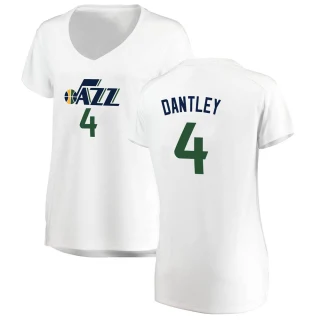 Women's Adrian Dantley Utah Jazz White Fast Break Jersey - Association Edition