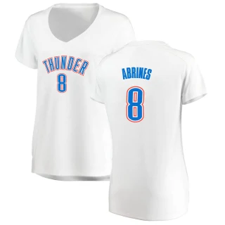 Women's Alex Abrines Oklahoma City Thunder White Fast Break Replica Jersey - Association Edition