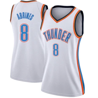 Women's Alex Abrines Oklahoma City Thunder White Swingman Jersey - Association Edition