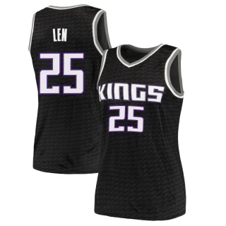 Women's Alex Len Sacramento Kings Black Swingman Jersey - Statement Edition
