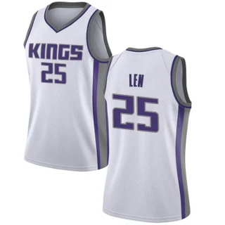 Women's Alex Len Sacramento Kings White Swingman Jersey - Association Edition