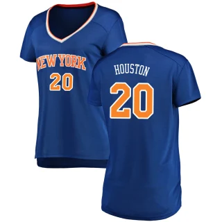 Women's Allan Houston New York Knicks Blue Fast Break Jersey - Icon Edition