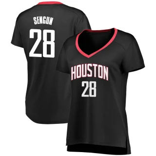 Women's Alperen Sengun Houston Rockets Black Fast Break Jersey - Statement Edition