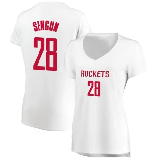 Women's Alperen Sengun Houston Rockets White Fast Break Jersey - Association Edition