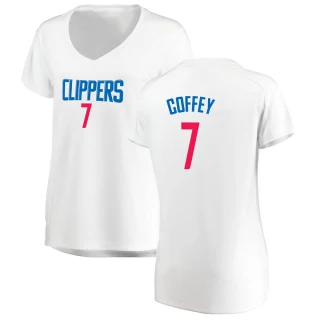 Women's Amir Coffey Los Angeles Clippers White Fast Break Jersey - Association Edition