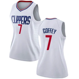 Women's Amir Coffey Los Angeles Clippers White Swingman Jersey - Association Edition