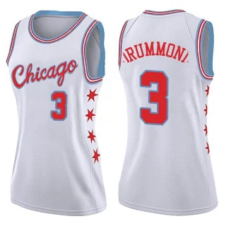 Women's Andre Drummond Chicago Bulls White Swingman Jersey - City Edition