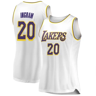 Women's Andre Ingram Los Angeles Lakers White Swingman 2018/19 Jersey - Association Edition