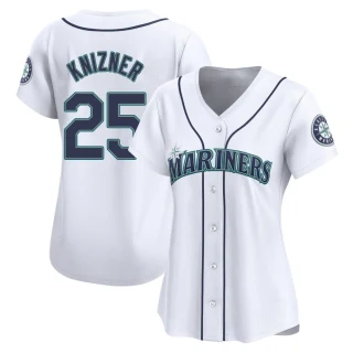 Women's Andrew Knizner Seattle Mariners White Limited Home Jersey