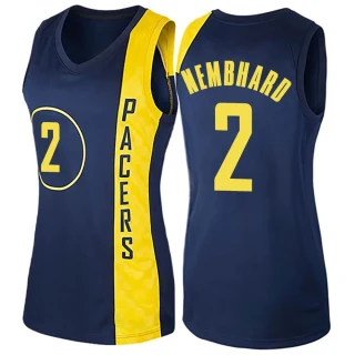 Women's Andrew Nembhard Indiana Pacers Navy Blue Swingman Jersey - City Edition