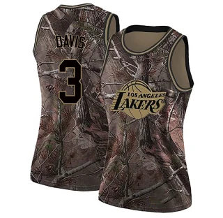 Women's Anthony Davis Los Angeles Lakers Camo Swingman Realtree Collection Jersey