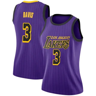 Women's Anthony Davis Los Angeles Lakers Purple Swingman 2018/19 Jersey - City Edition