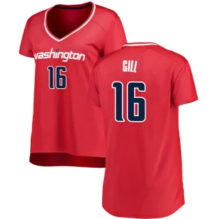 Women's Anthony Gill Washington Wizards Red Fast Break Jersey - Icon Edition