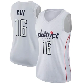 Women's Anthony Gill Washington Wizards White Swingman Jersey - City Edition