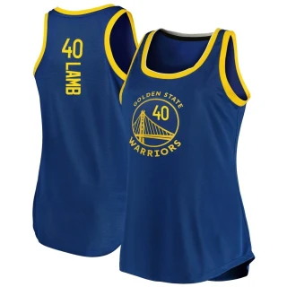 Women's Anthony Lamb Golden State Warriors Gold Fast Break Royal 2019/20 Tank Jersey - Icon Edition