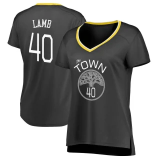 Women's Anthony Lamb Golden State Warriors Gold Swingman Black Jersey - Statement Edition