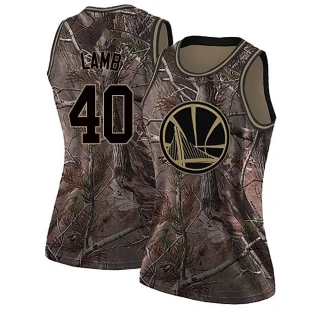 Women's Anthony Lamb Golden State Warriors Gold Swingman Camo Realtree Collection Jersey