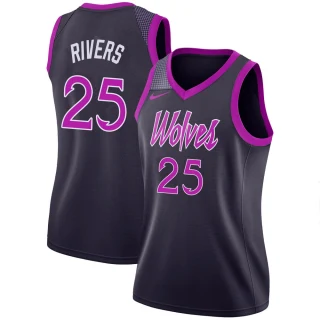 Women's Austin Rivers Minnesota Timberwolves Purple Swingman 2018/19 Jersey - City Edition