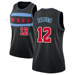 Women's Ayo Dosunmu Chicago Bulls Black Swingman 2018/19 Jersey - City Edition