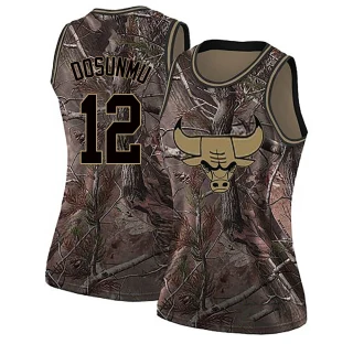 Women's Ayo Dosunmu Chicago Bulls Camo Swingman Realtree Collection Jersey