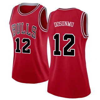Women's Ayo Dosunmu Chicago Bulls Red Swingman Jersey - Icon Edition