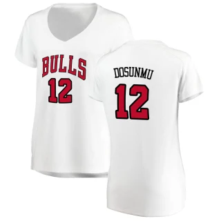 Women's Ayo Dosunmu Chicago Bulls White Fast Break Jersey - Association Edition
