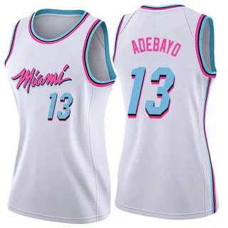 Women's Bam Adebayo Miami Heat White Swingman Jersey - City Edition
