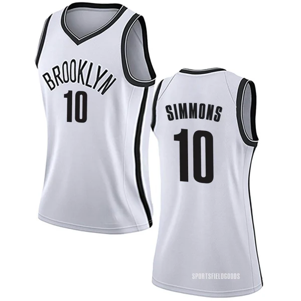 Women's Ben Simmons Brooklyn Nets White Swingman Jersey - Association Edition