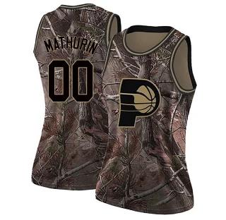 Women's Bennedict Mathurin Indiana Pacers Camo Swingman Realtree Collection Jersey