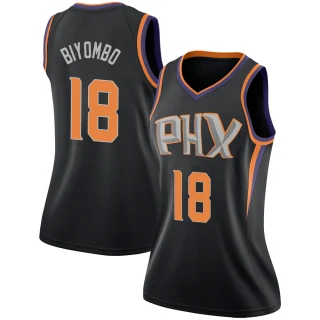 Women's Bismack Biyombo Phoenix Suns Black Swingman Jersey - Statement Edition
