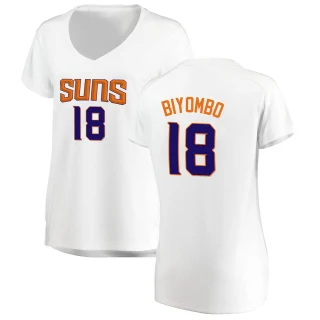 Women's Bismack Biyombo Phoenix Suns White Fast Break Jersey - Association Edition