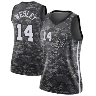 Women's Blake Wesley San Antonio Spurs Black Swingman Jersey - City Edition