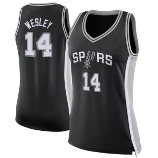 Women's Blake Wesley San Antonio Spurs Black Swingman Jersey - Icon Edition